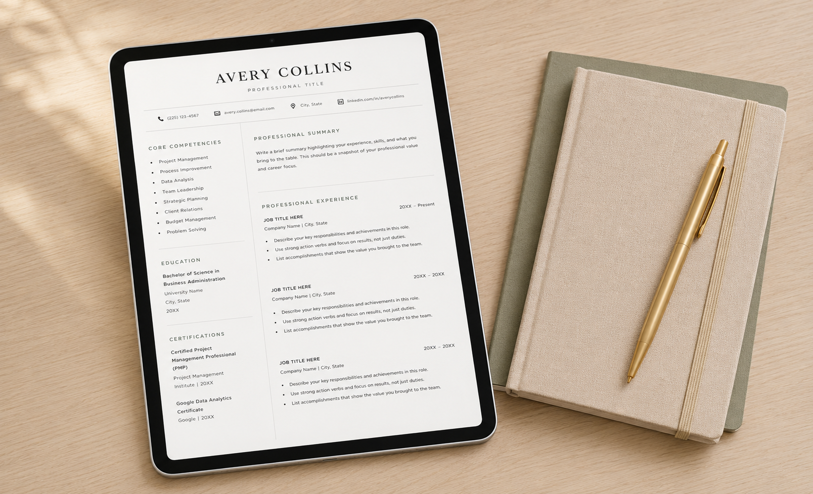 Professional Resume Template Bundle
